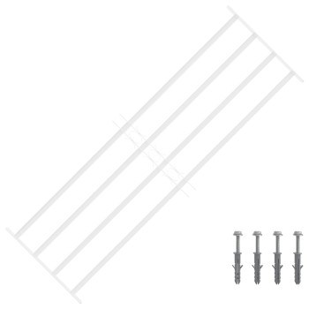 Ablakok biztonsági rács 4 keresztlécsel 93-174 cm