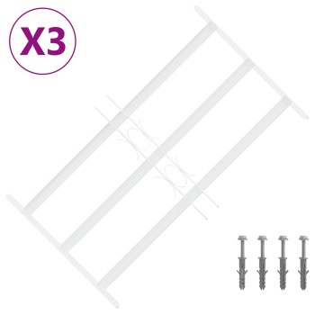 Ablakokhoz készült biztonsági rács, 3 keresztléccel 3 pcs