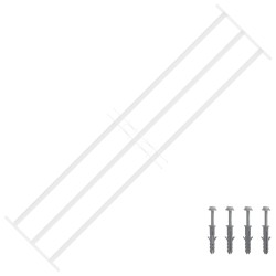 Ablakokhoz készült biztonsági rács, 3 keresztléccel 3 pcs