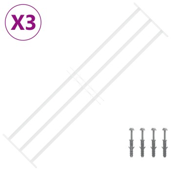 Ablakokhoz készült biztonsági rács, 3 keresztléccel 3 pcs
