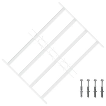 Ablakok biztonsági rács 4 keresztlécsel 3 pcs 43-74 cm