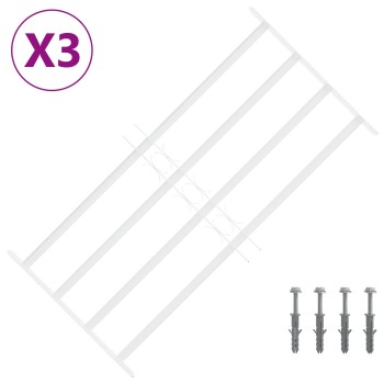 Ablakok biztonsági rács 4 keresztlécsel 3 pcs 63-114 cm