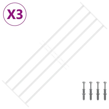 Ablakok biztonsági rács 4 keresztlécsel 3 pcs 93-174 cm