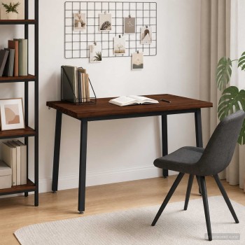 120 x 70 x 75 cm tömör akácfa sötétbarna és fekete