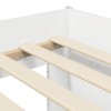 Gyerekágy keret tárolóval fehér 90 x 190 cm szerelt fa