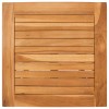Napozóágy asztallal 2 pcs barna 40 x 40 x 40 cm tömör teakfa