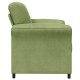 1 személyes kanapé világos zöld 88 x 83 x 95 cm bársony