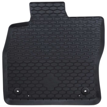 Autószőnyeg 4 pcs fekete alkalmas audi a3 2012-2020 gumi