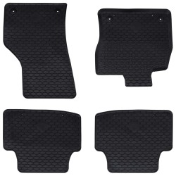 Autószőnyeg 4 pcs fekete gumi