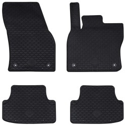 Autószőnyeg 4 pcs fekete ateca ülés , škoda karoq tpe