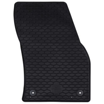 Autószőnyeg 4 pcs fekete alkalmas seat ateca 2016-hoz gumi