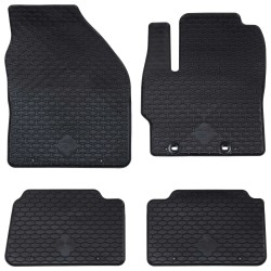 Autószőnyeg 4 pcs fekete megfelelő a toyota yaris , yaris cross