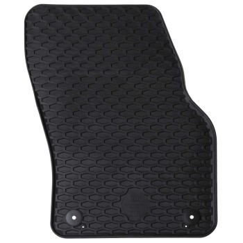Autószőnyeg 4 pcs fekete audi q3 2019-2025-höz megfelelő gumi