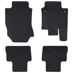 Autószőnyeg 4 pcs fekete gumi