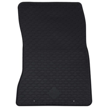 Autószőnyeg 4 pcs fekete alkalmas mercedes a 2018-tól gumi