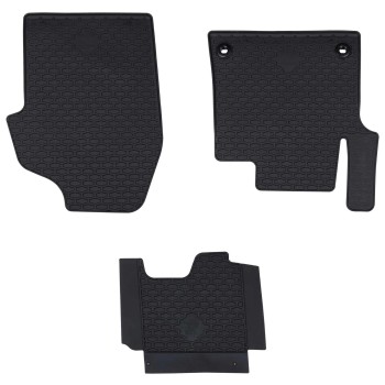 Autószőnyeg 3 pcs fekete gumi