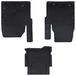 Autószőnyeg 3 pcs fekete alkalmas transit custom , t7 szállító