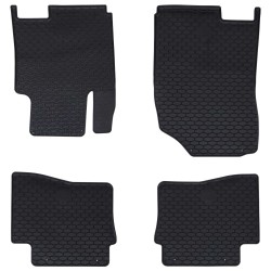 Autószőnyeg 4 pcs fekete alkalmas hyundai i20 2014-2019-hez