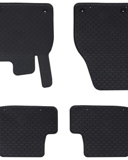 Autószőnyeg 4 pcs fekete audi q2 2017-hez megfelelő gumi