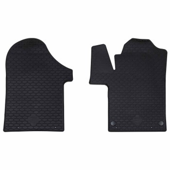 Autószőnyeg 2 pcs fekete gumi