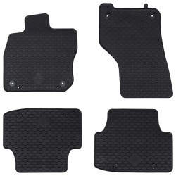Autószőnyeg 4 pcs fekete alkalmas a vw golf viii variánshoz tpe