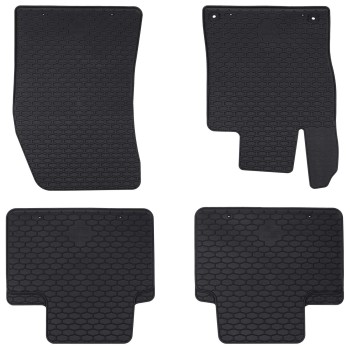 Autószőnyeg 4 pcs fekete 308 sw 2021-hez megfelelő gumi