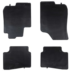 Autószőnyeg 4 pcs fekete gumi