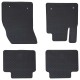 Autószőnyeg 4 pcs fekete alkalmas ford focus 4d hátul gumi