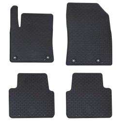 Autószőnyeg 4 pcs fekete gumi