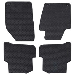 Autószőnyeg 4 pcs fekete megfelelő a fabia iii-hoz tpe