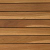 Asztallap 80 x 80 x 3,5 cm négyzet tömör teakfa természetes