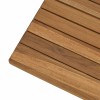 Asztallap 90 x 45 x 3,5 cm négyszögletes tömör teakfa