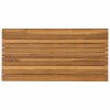 Asztallap 90 x 45 x 3,5 cm négyszögletes tömör teakfa