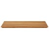 Asztallap 110 x 55 x 3,5 cm négyszögletes tömör teakfa