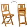 Kültéri bistro székek párnával 6 pcs krémfehér 38 x 46 x 85 cm