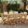 Kültéri bistro székek párnával 8 pcs krémfehér 38 x 46 x 85 cm