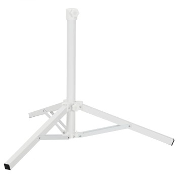 Ernyő állvány fehér acél for 25-32 mm pole