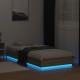 Led-es ágykeret sonoma tölgy 80 x 200 cm szerelt fa