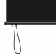 Roletta fekete 160 x 250 cm szövet és alumínium