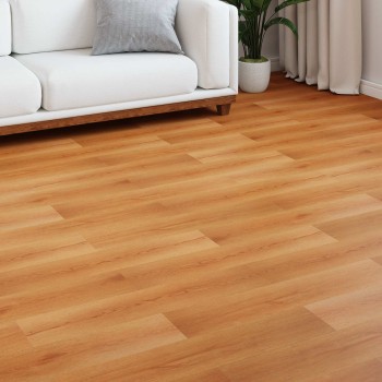 Laminált padló 15 pcs bézs 101 x 20 x 0,8 cm szerelt fa
