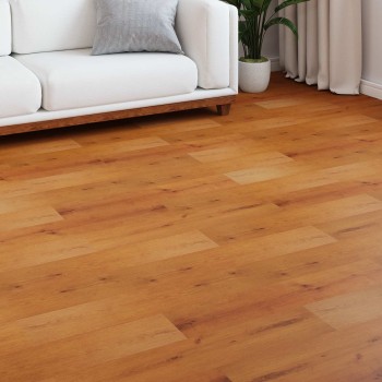 Laminált padló 15 pcs homok bézs 101 x 20 x 0,8 cm szerelt fa