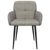 Étkező székek 2 pcs műsuede bőr világosszürke 59x56,5x85cm