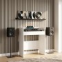 Dj asztal fehér 102 x 45 x 102 cm szerelt fa