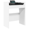 Dj asztal fehér 102 x 45 x 102 cm szerelt fa
