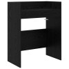 Dj asztal fekete tölgy 102 x 45 x 102 cm szerelt fa