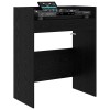Dj asztal fekete tölgy 102 x 45 x 102 cm szerelt fa