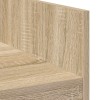 Dj asztal sonoma tölgy 102 x 45 x 102 cm szerelt fa