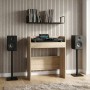 Dj asztal sonoma tölgy 102 x 45 x 102 cm szerelt fa