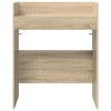 Dj asztal sonoma tölgy 102 x 45 x 102 cm szerelt fa