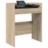 Dj asztal sonoma tölgy 102 x 45 x 102 cm szerelt fa